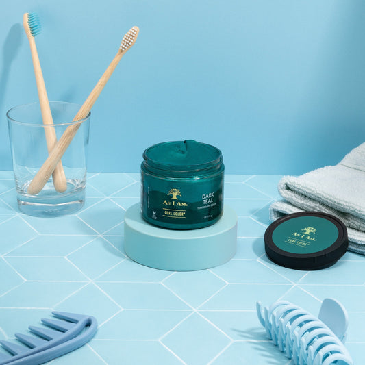 Couleur des boucles Vert sarcelle foncé