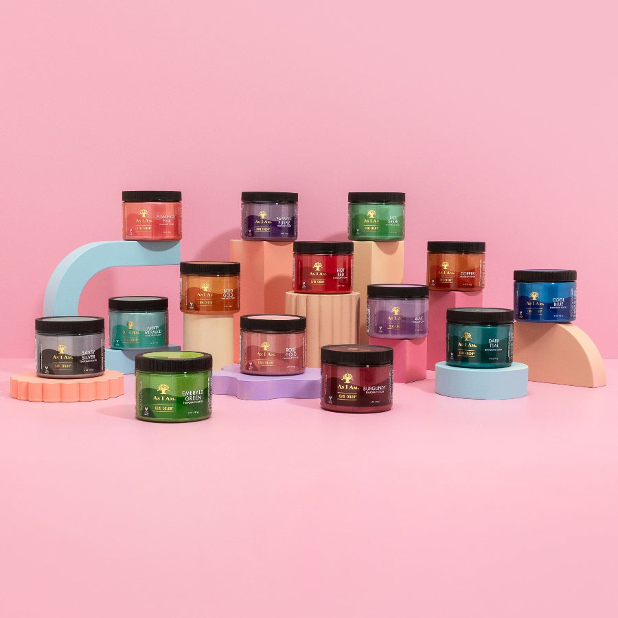 collection de couleurs pour boucles