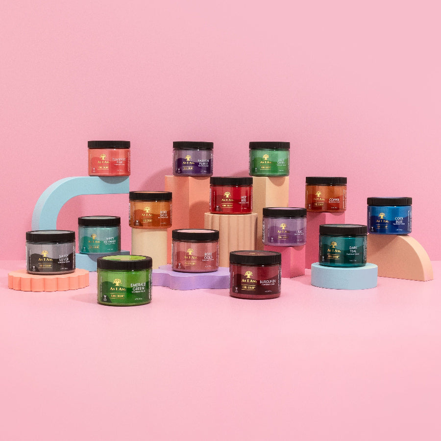 collection de couleurs pour boucles