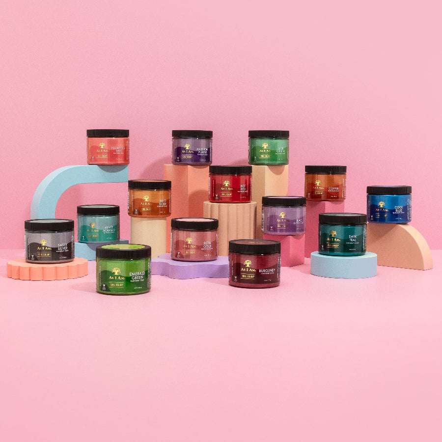 collection de couleurs pour boucles