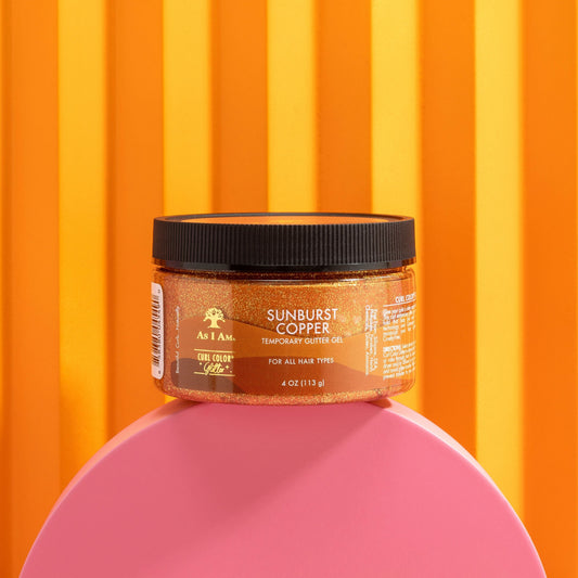 Curl Color Glitter Sunburst Copper