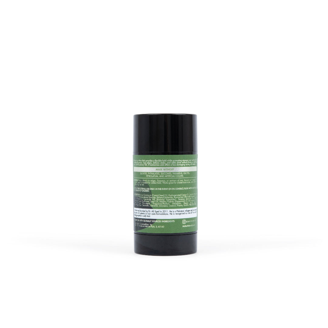 As I Am Rosemary Wax Stick - Infusé de romarin et de biotine pour des coiffures lisses et élégantes. Dompte les mèches rebelles, ajoute de la brillance et offre une tenue souple. Idéal pour les bordures et le coiffage. Bâton de 2,7 oz à tourner.