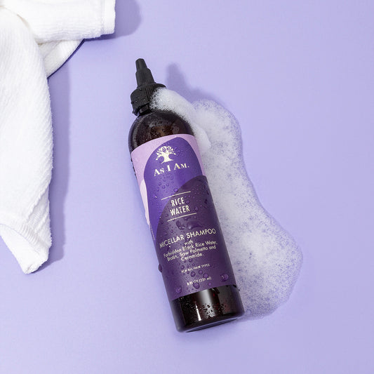 Shampooing à l'eau de riz