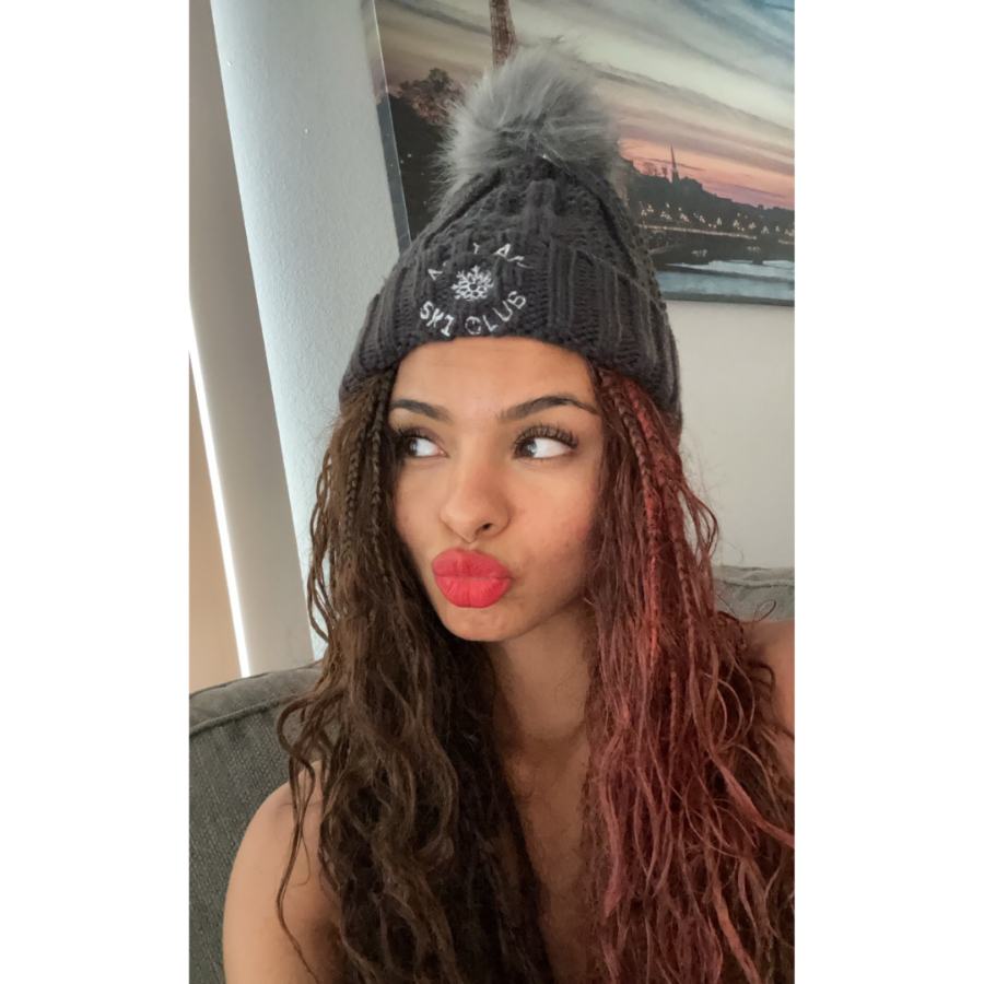 Bonnet doublé satin Ski Club