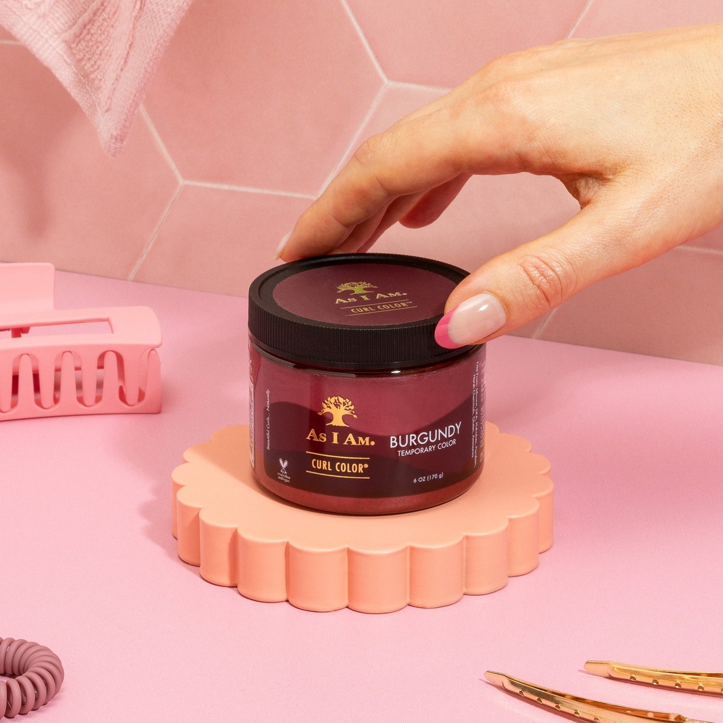 Curl Color Burgundy (100% de réduction)