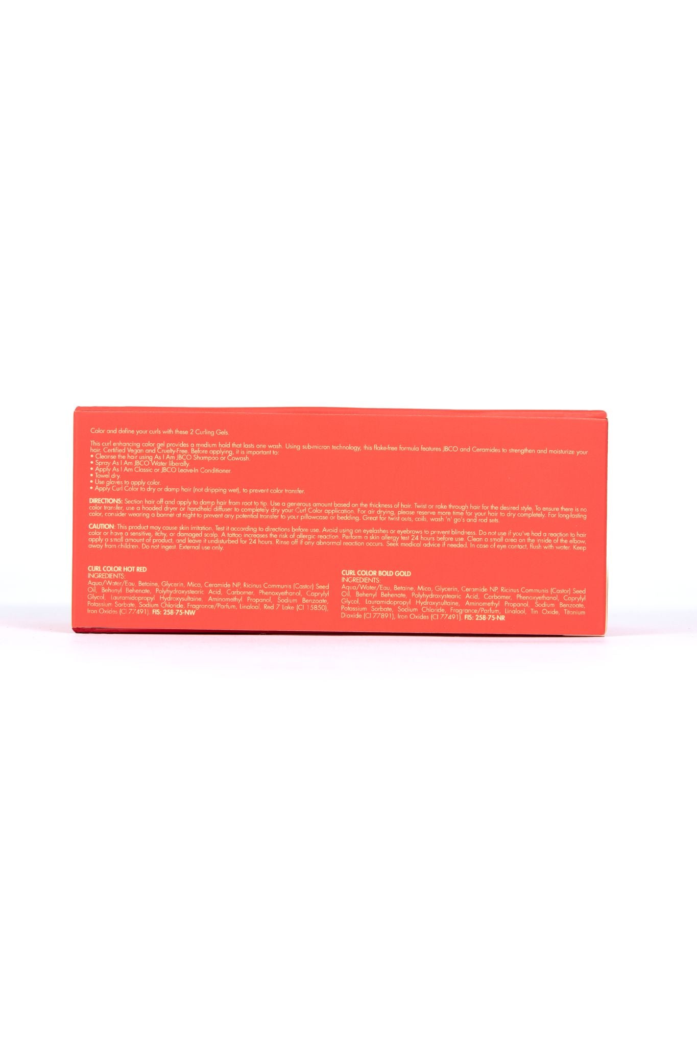 Curl Color Kit Bold Gold & Hot Red