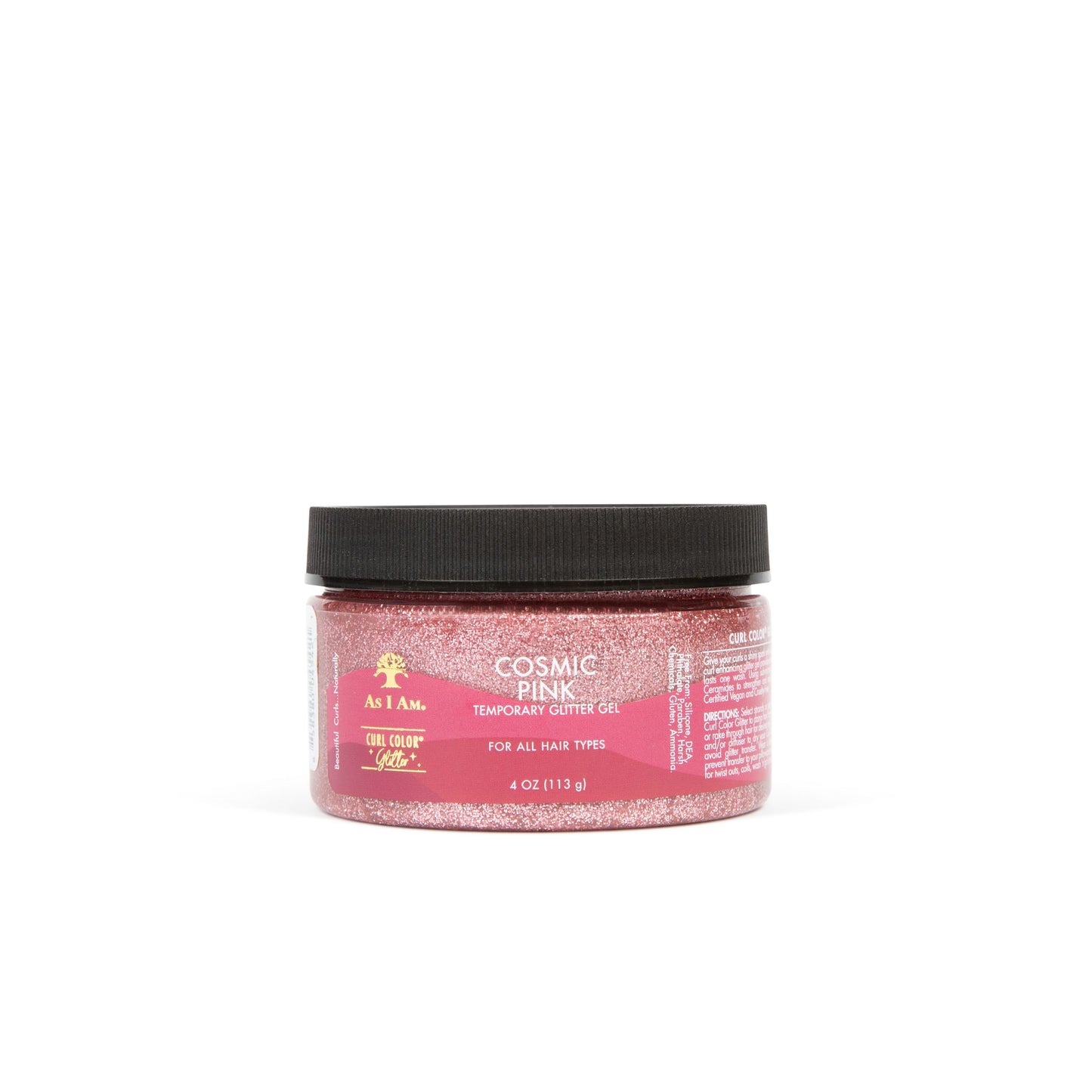 Curl Color Glitter Cosmic Pink