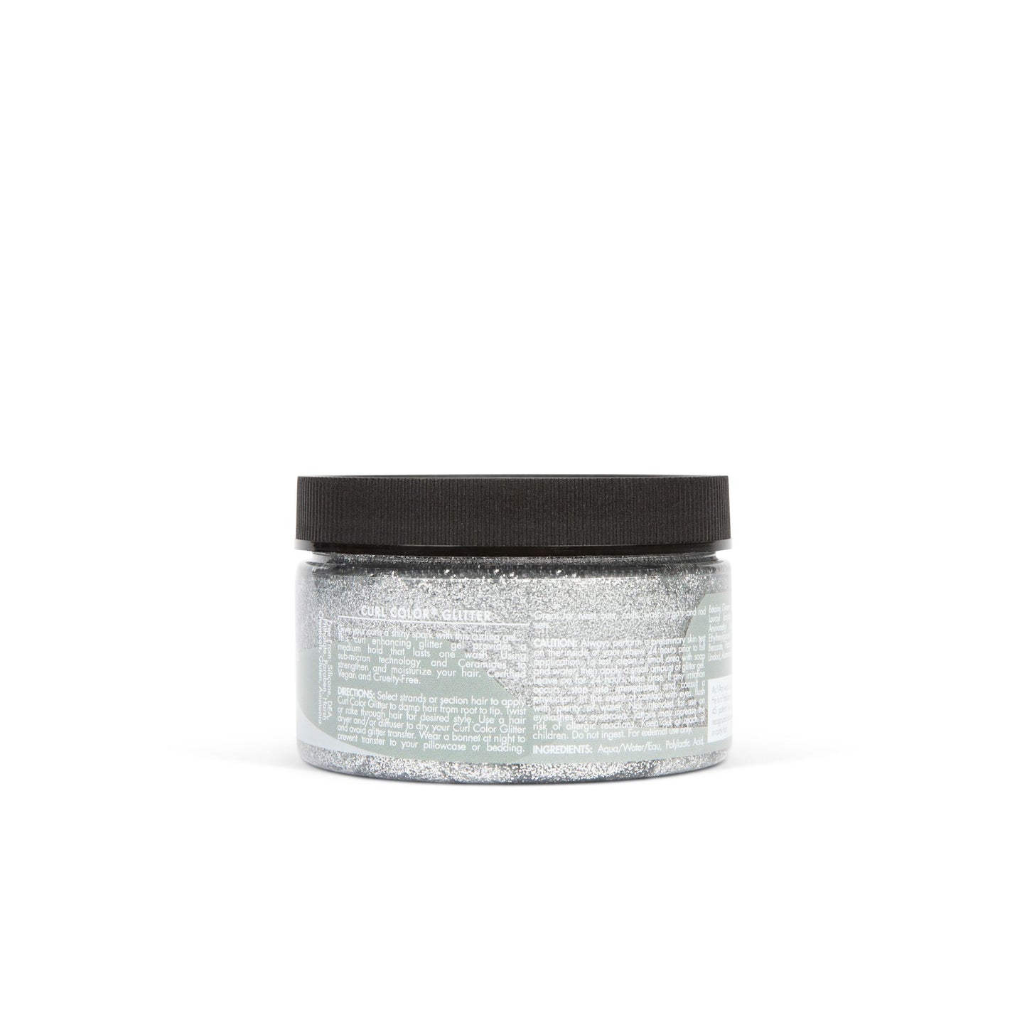 Curl Color Glitter Silver Sparkle