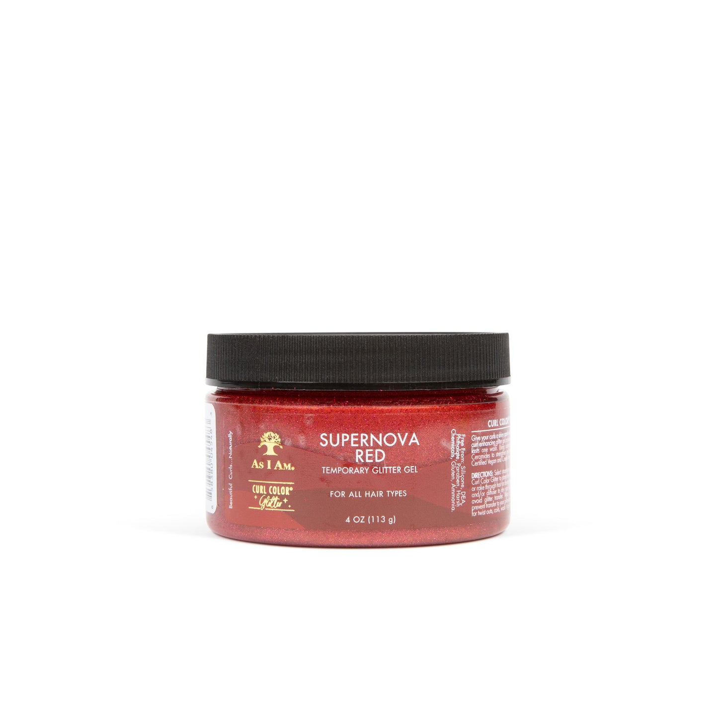Curl Color Glitter Supernova Red