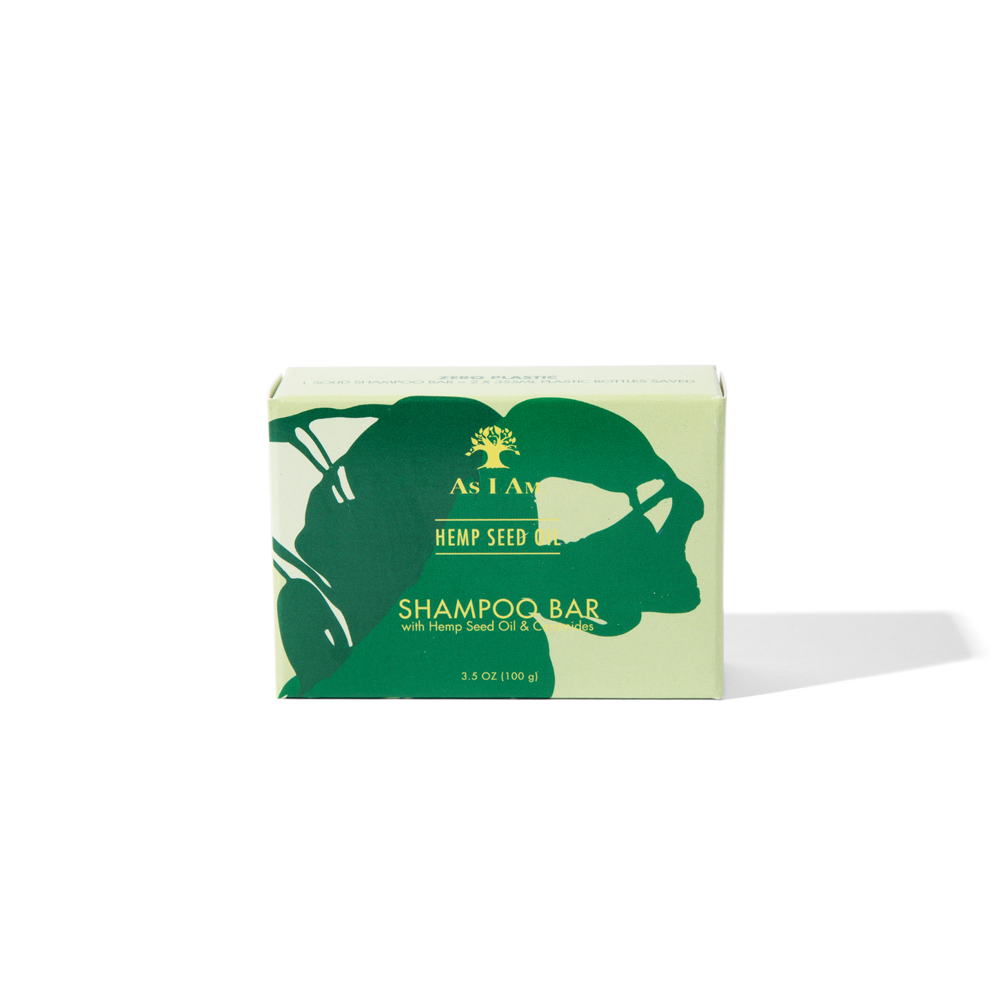 Barre de shampoing à l'huile de chanvre avant