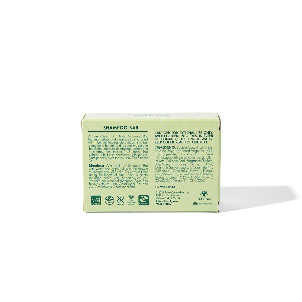 Shampooing à l'huile de graines de chanvre