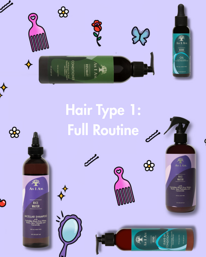 Type de cheveux 1 : Routine complète