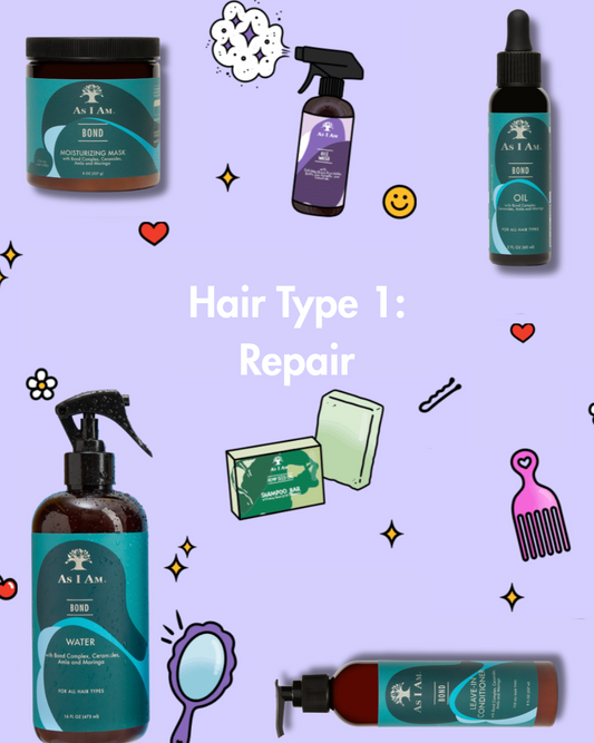 Type de cheveux 1 : Routine de réparation capillaire