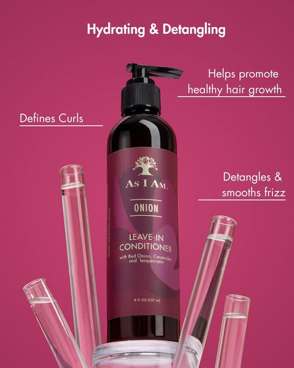 Après-shampoing sans rinçage à l'oignon